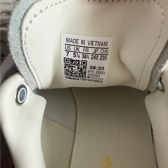 Adidas Stan Smith Women's White Yellow Sneakers SZ 7 - Picture 12 of 12